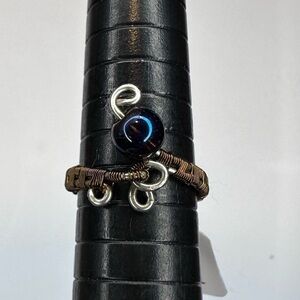Wire wrap ring handmade